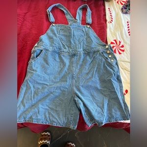Shiny by nature shortalls